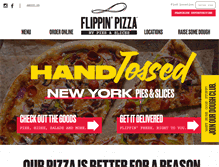Tablet Screenshot of flippinpizza.com